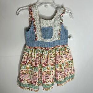 Matilda Jane Baby Girls corduroy print dress size 18-24M EUC